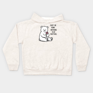 Kindness Matters Bear Kids Hoodie