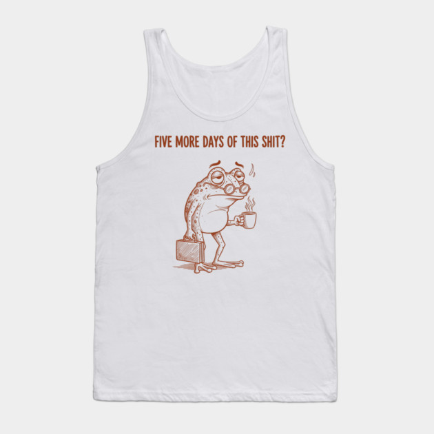 Stressed Frog: Monday Blues Tank Top by enrynz