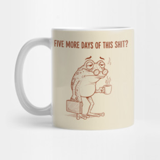 Stressed Frog: Monday Blues Mug