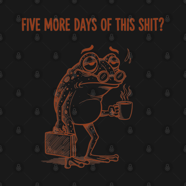 Stressed Frog: Monday Blues by enrynz