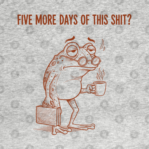 Stressed Frog: Monday Blues by enrynz
