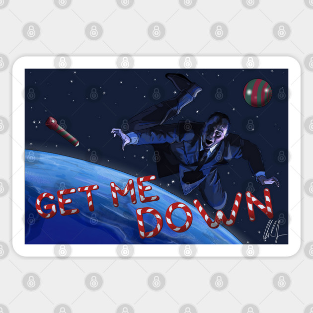 Santa Claus The Movie: B.Z. Floats Away Sticker by 51Deesigns