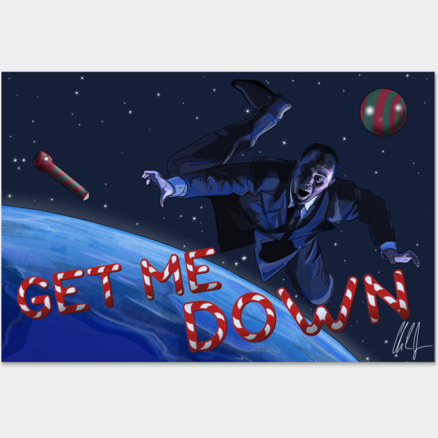 Santa Claus The Movie: B.Z. Floats Away Wall Art by 51Deesigns