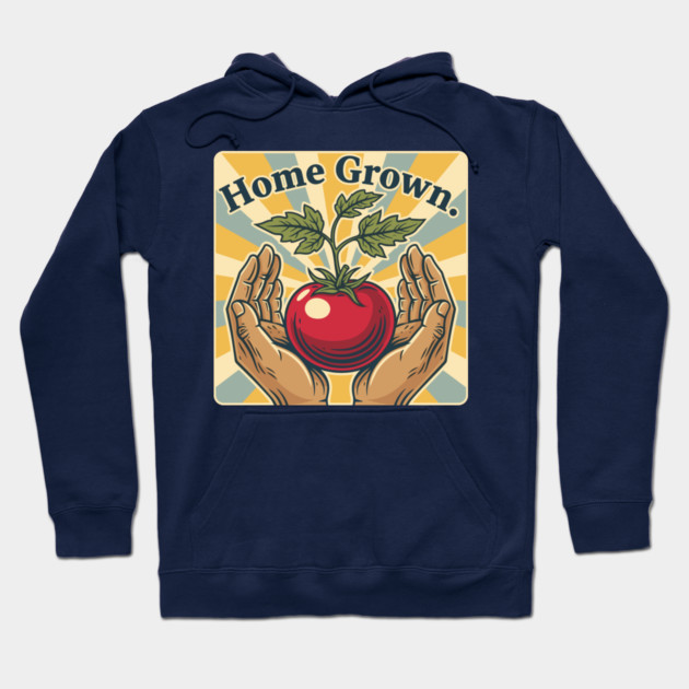 Homegrown Tomato Love Hoodie by enrynz