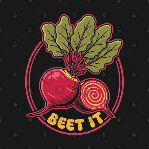 Beet It Funny Veggie by enrynz