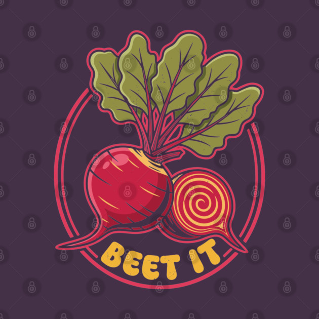 Beet It Funny Veggie by enrynz