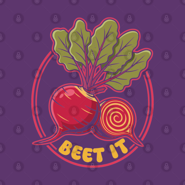 Beet It Funny Veggie by enrynz