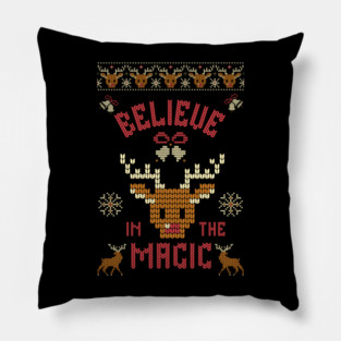 Believe in the Magic Christmas Tee Pillow