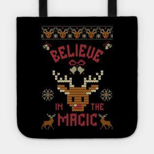 Believe in the Magic Christmas Tee Tote