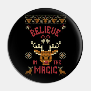 Believe in the Magic Christmas Tee Pin