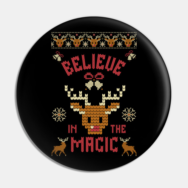 Believe in the Magic Christmas Tee Pin by TurnEffect