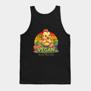 Vegan – Because Chicks Dig It Tank Top