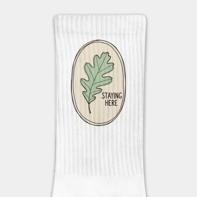 Staying Here Oak Leaf by enrynz