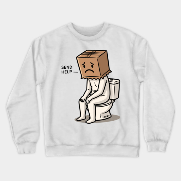 Boxed Up in Trouble Crewneck Sweatshirt by enrynz