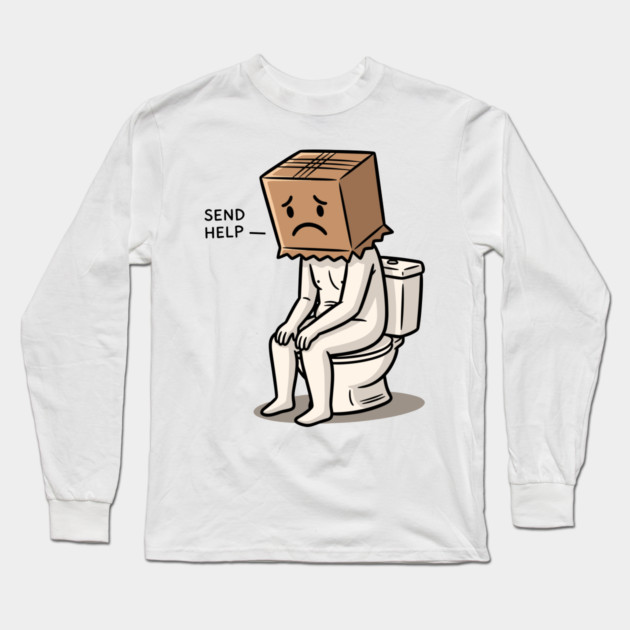 Boxed Up in Trouble Long Sleeve T-Shirt by enrynz