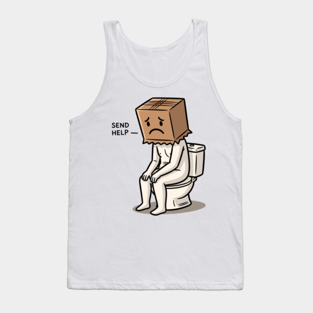 Boxed Up in Trouble Tank Top by enrynz