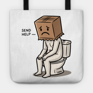 Boxed Up in Trouble Tote