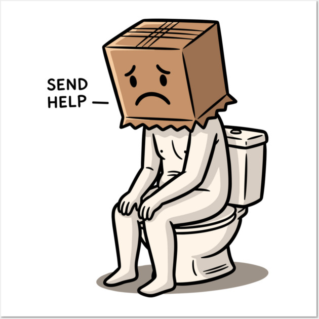 Boxed Up in Trouble Wall Art by enrynz