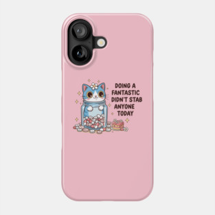 Purrfectly Harmless Cat Phone Case
