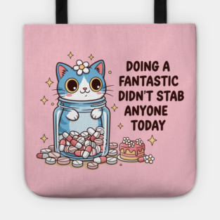 Purrfectly Harmless Cat Tote