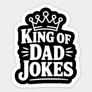 King of Dad Jokes Magnet