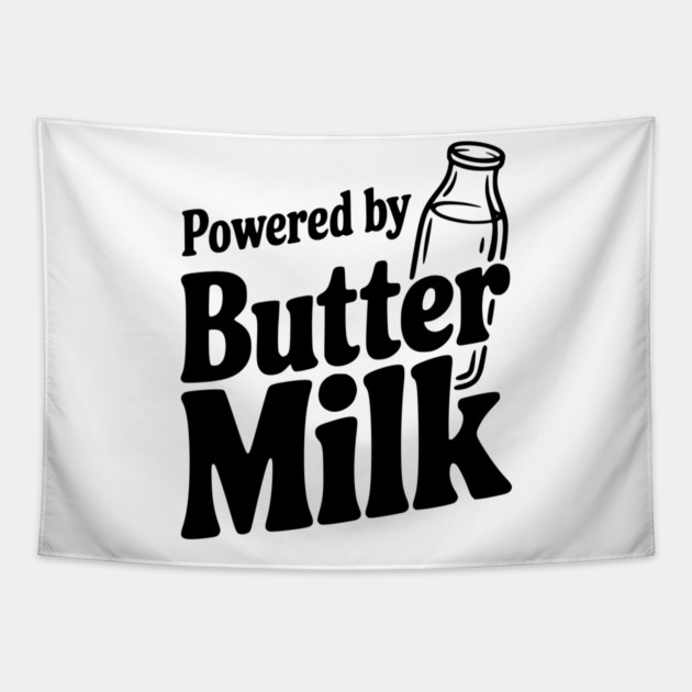 Powered by Buttermilk Tapestry by Frank Ring