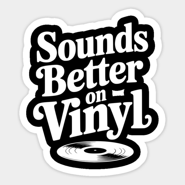 Sounds Better on Vinyl Magnet by Frank Ring