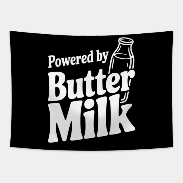 Powered by Buttermilk Tapestry by Frank Ring