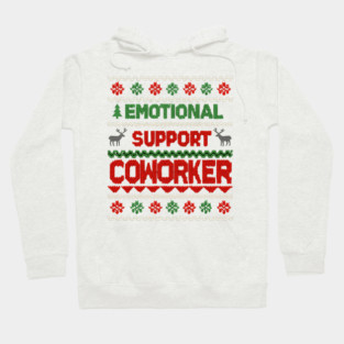 Emotional Support Coworker Hoodie