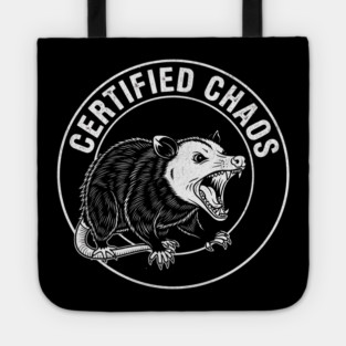 Certified Chaos Possum Emblem Tote