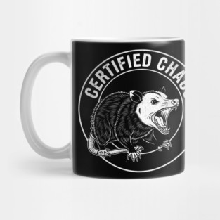 Certified Chaos Possum Emblem Mug