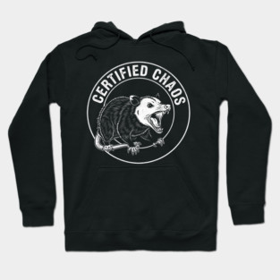 Certified Chaos Possum Emblem Hoodie