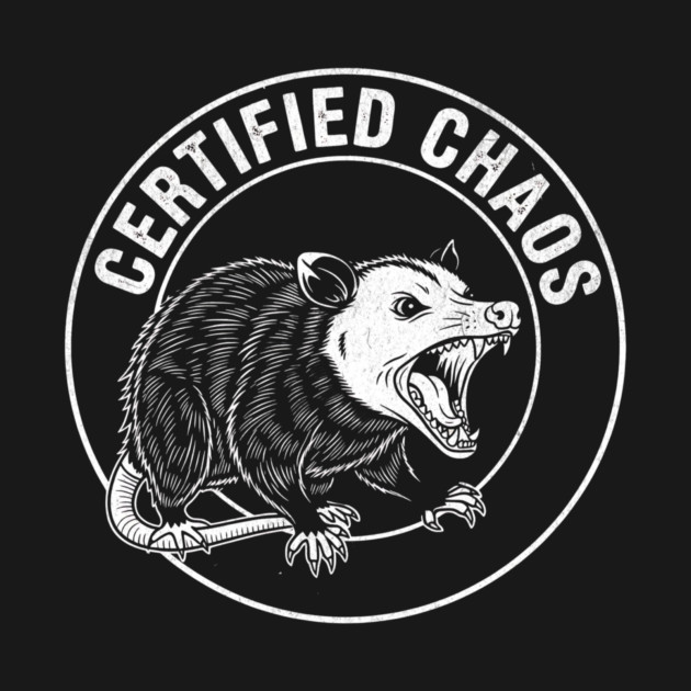 Certified Chaos Possum Emblem by Designed By Marty