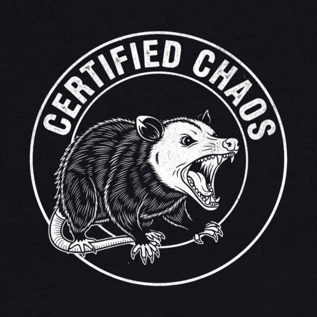 Certified Chaos Possum Emblem by Designed By Marty