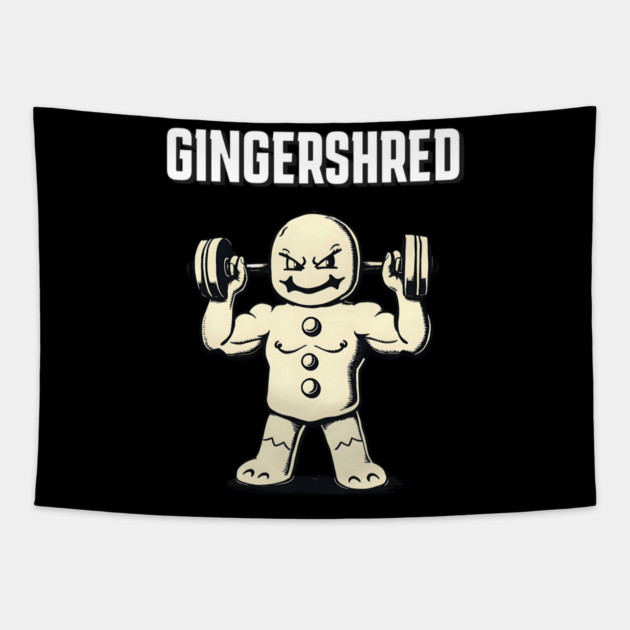 Gingershred Workout Tapestry by Pixel Threads 