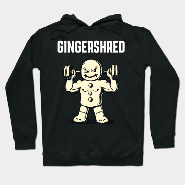 Gingershred Workout Hoodie by Pixel Threads 