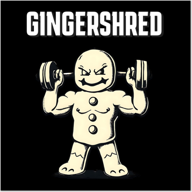 Gingershred Workout Wall Art by Pixel Threads 