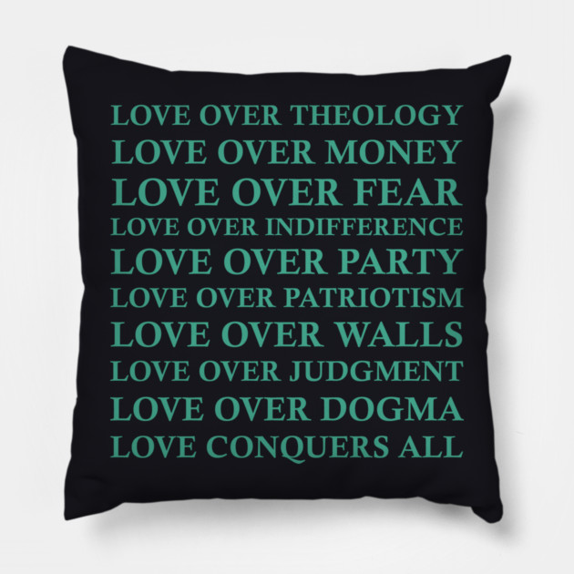 Love Over All Pillow by Charles's Store 8