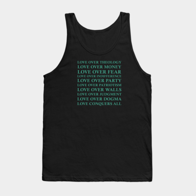 Love Over All Tank Top by Charles's Store 8
