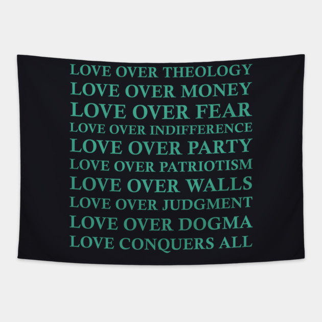 Love Over All Tapestry by Charles's Store 8