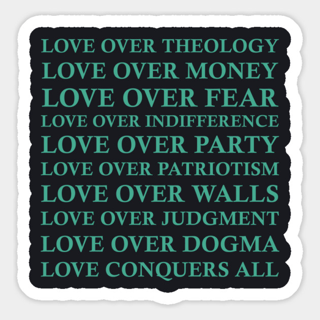 Love Over All Magnet by Charles's Store 8