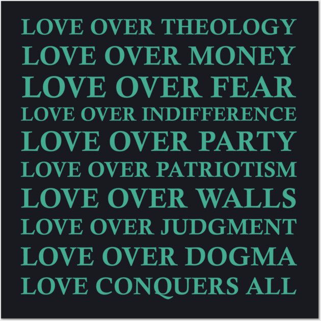 Love Over All Wall Art by Charles's Store 8