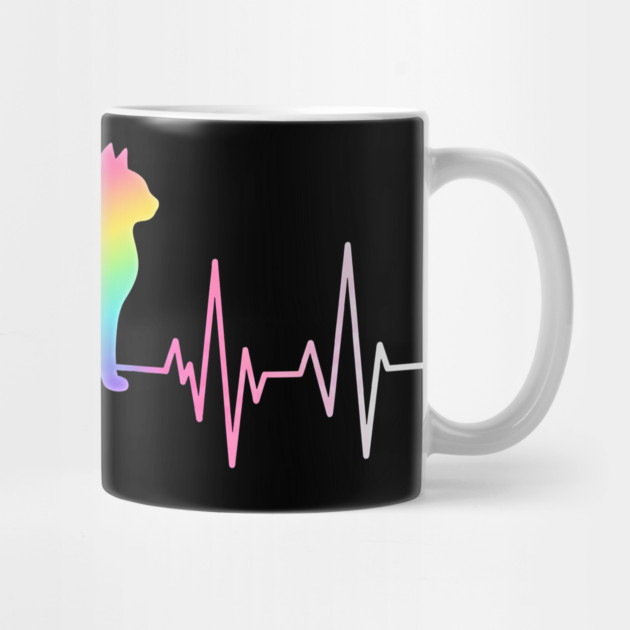 Cat Heartbeat, Pet Lover Gift by ArtistTee ⭐⭐⭐⭐⭐