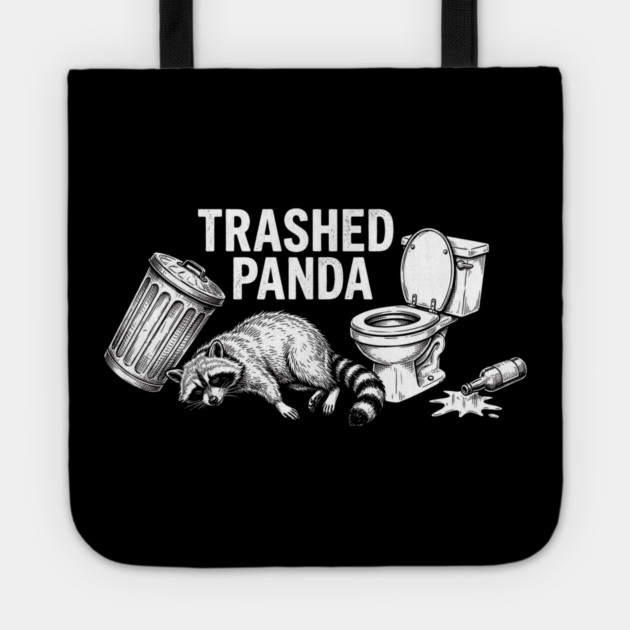 Trashed Panda Animal Lovers Gift Tote by ArtistTee ⭐⭐⭐⭐⭐