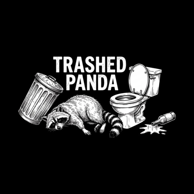 Trashed Panda Animal Lovers Gift by ArtistTee ⭐⭐⭐⭐⭐