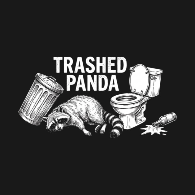 Trashed Panda Animal Lovers Gift by ArtistTee ⭐⭐⭐⭐⭐