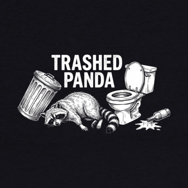 Trashed Panda Animal Lovers Gift by ArtistTee ⭐⭐⭐⭐⭐