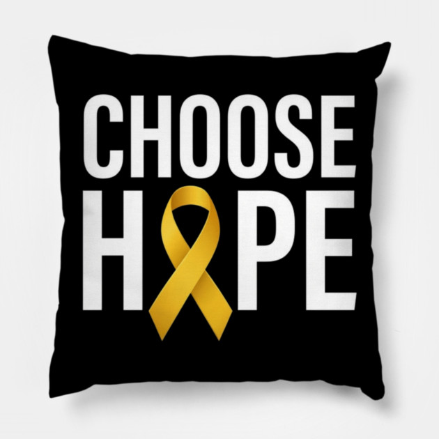 Choose Hope Awareness Pillow by ArtistTee ⭐⭐⭐⭐⭐