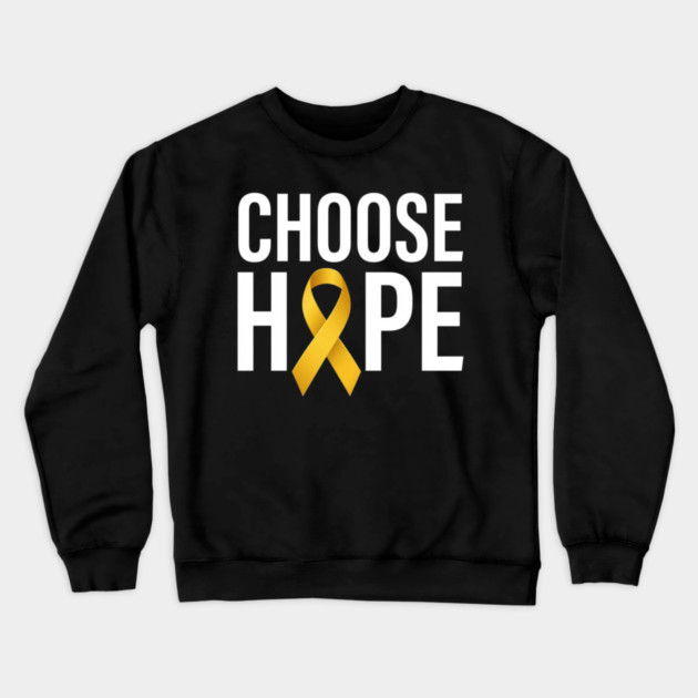 Choose Hope Awareness Crewneck Sweatshirt by ArtistTee ⭐⭐⭐⭐⭐