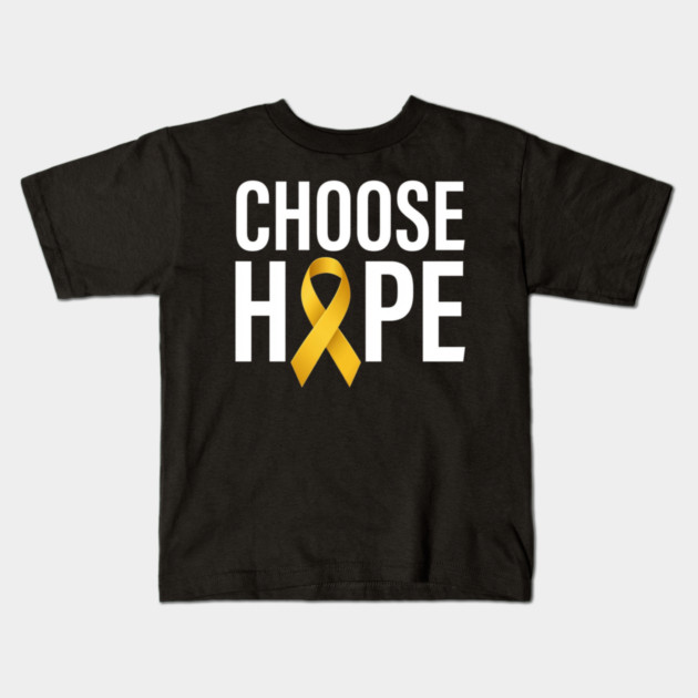 Choose Hope Awareness Kids T-Shirt by ArtistTee ⭐⭐⭐⭐⭐